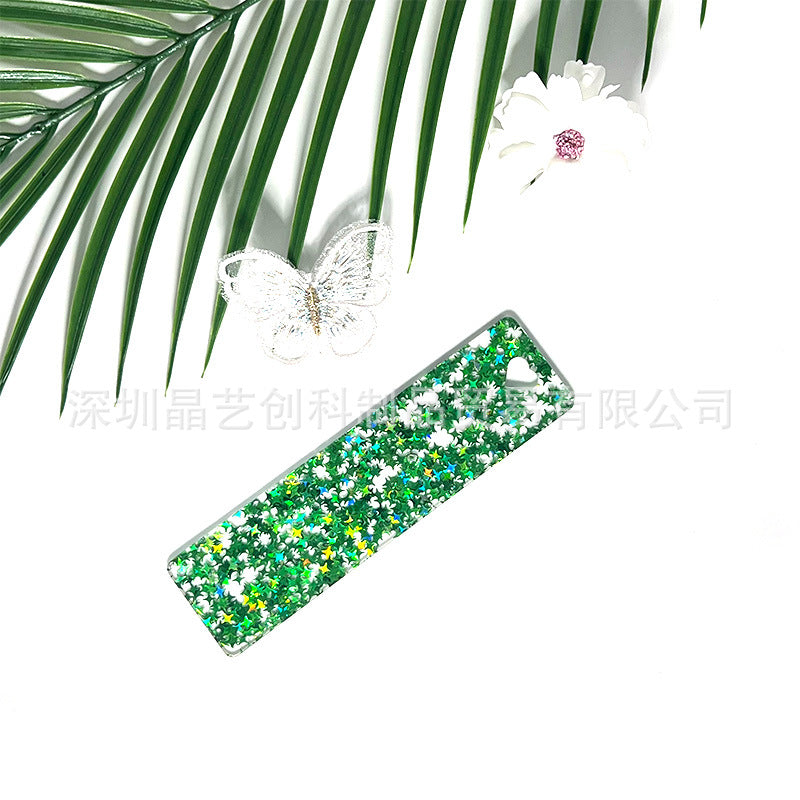 Wholesale 10pcs/pack star series acrylic bookmark DIY pendant ornaments