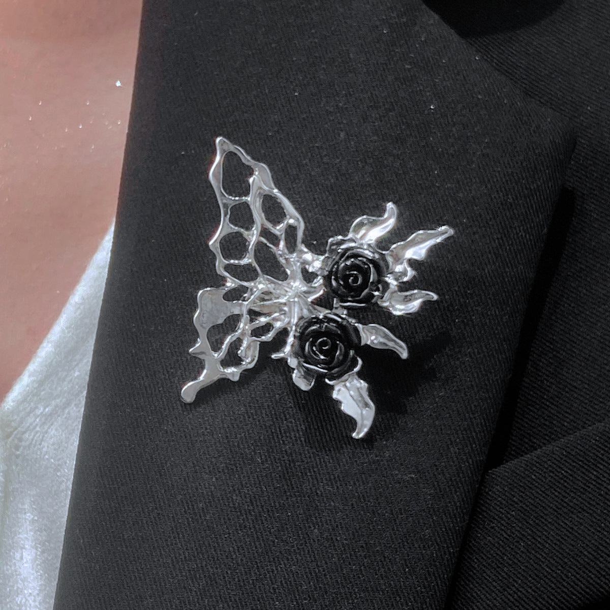 Wholesale Gothic  Butterfly Hollow Stud Earrings For Women Alloy Party Jewelry Accessory