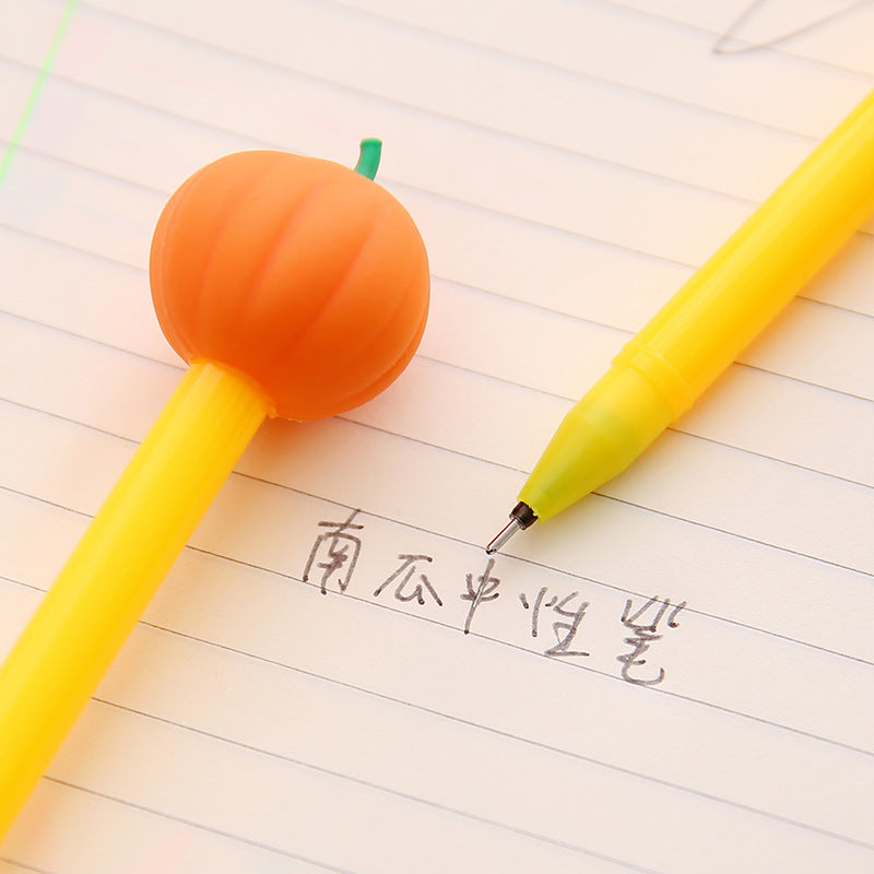 Wholesale Plastic Halloween Pumpkin Rollerball Pen