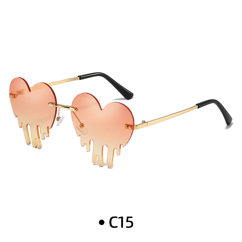 Wholesale 028 New Fashion Personalized Sunglasses Colorful Ocean Lens Sunglasses for Men and Women