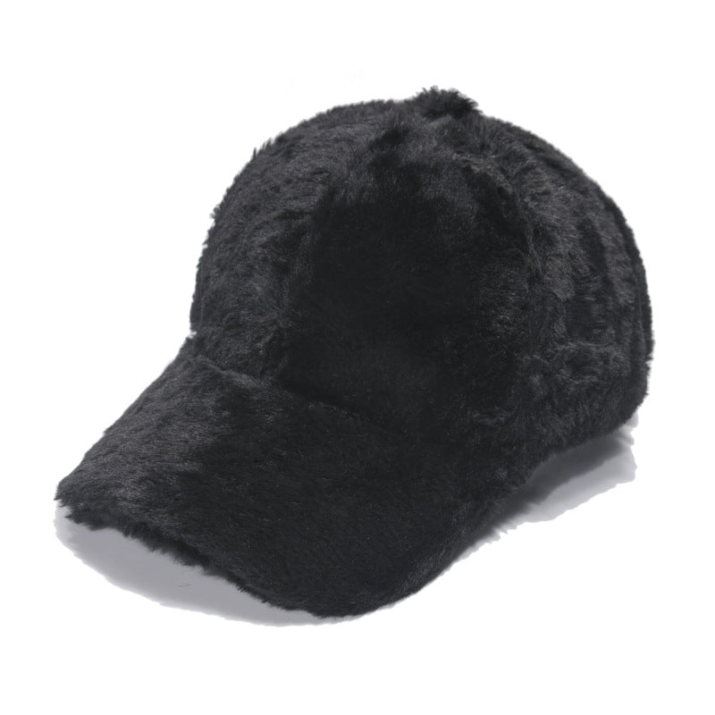 Wholesale Winter Plush Baseball Cap