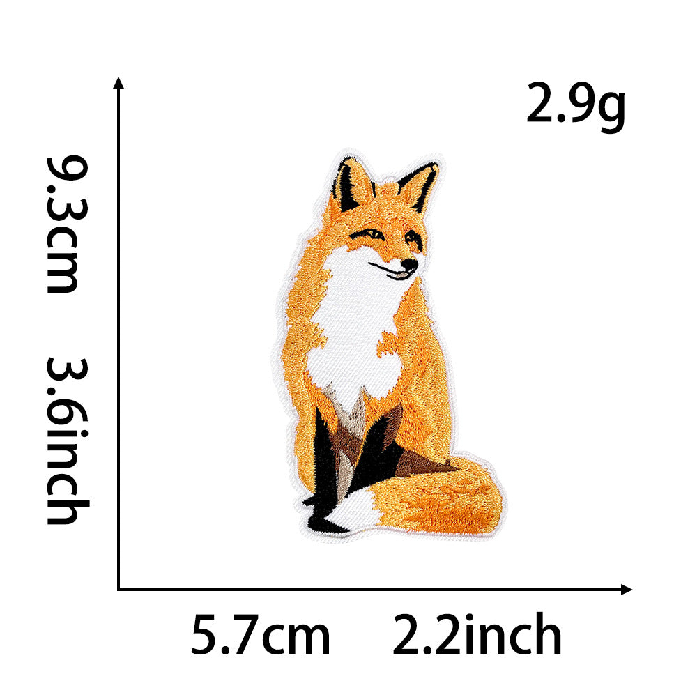 Wholesale Cute Cartoon Panda Polyester Iron On Embroidery Patch For DIY Clothing Decoration