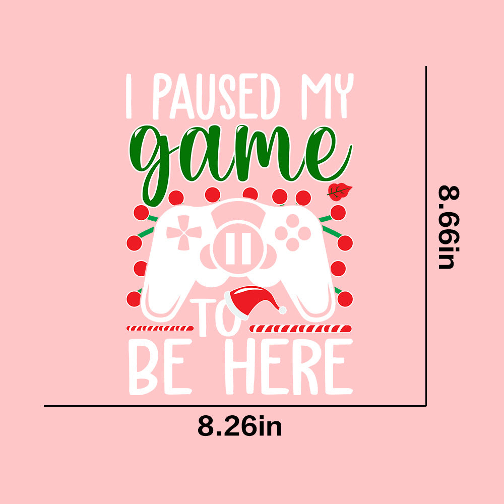 Wholesale  10pcs/pack Christmas pattern T-shirt heat transfer UV DTF ready-to-use transfer stickers