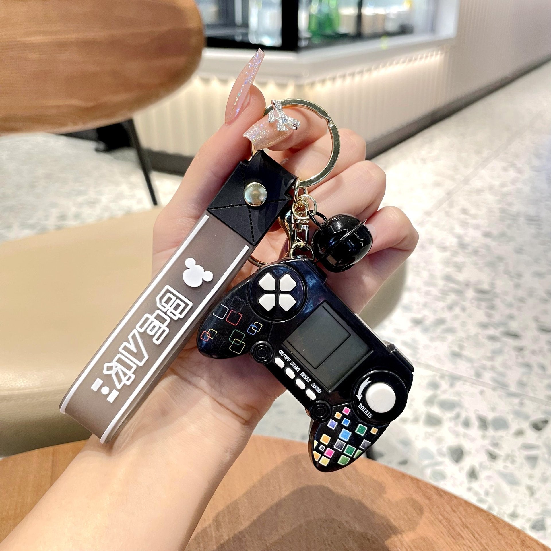 Llavero de consola de juegos de Mini Many Mini Handle de PVC