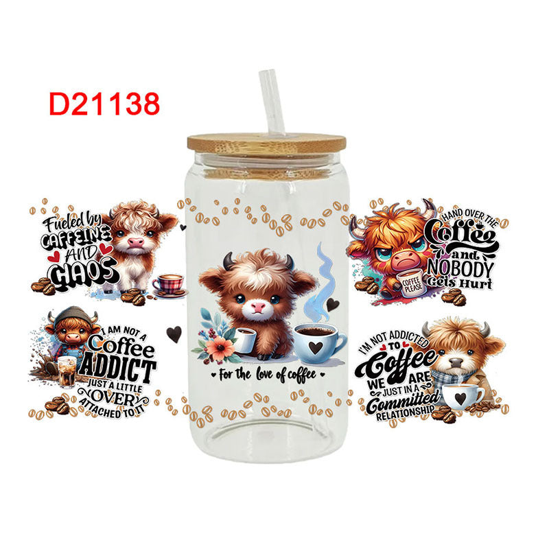 Wholesale UV Transfer Paste Glass Crystal LabelSpecial Paste for 16oz Glass Cup