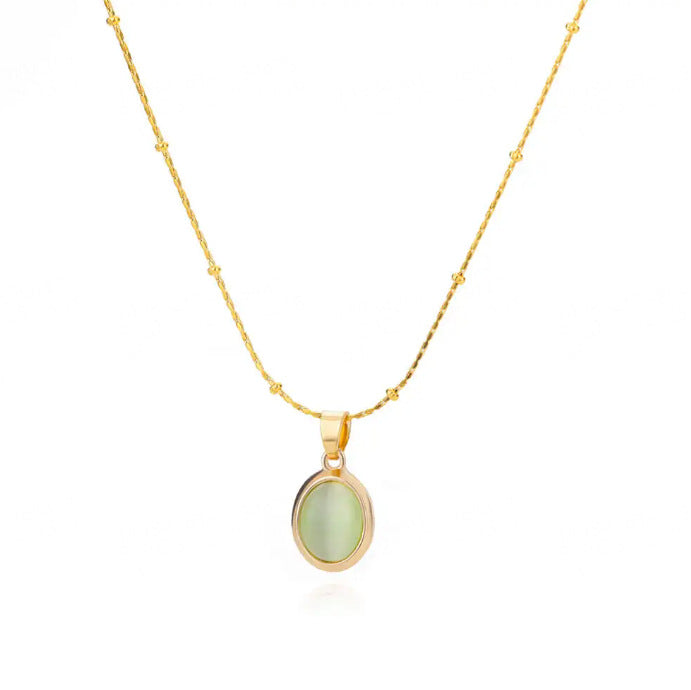 Wholesale irregular geometric pendant necklace stainless steel gold pendant