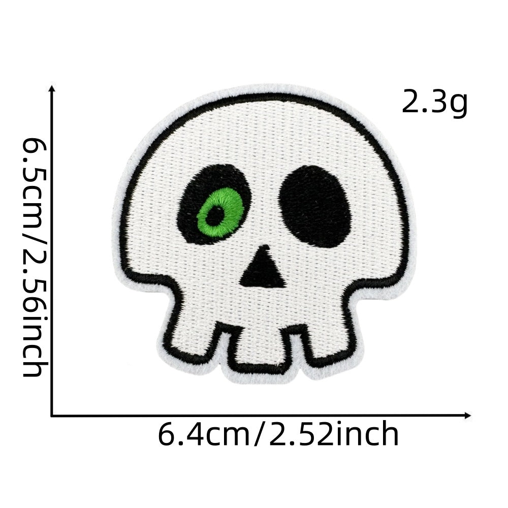 Wholesale Polyester Iron On Embroidered Patches  Pumpkin Ghost Black Series Home Decor Accent