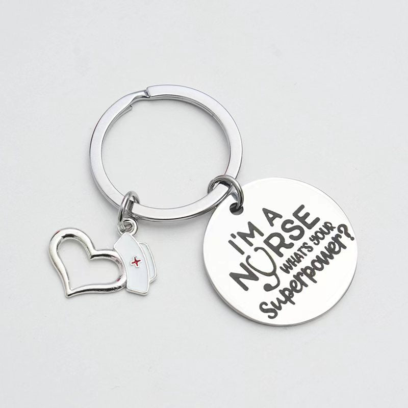 Wholesale Stainless Steel Doctor Nurse Keychain