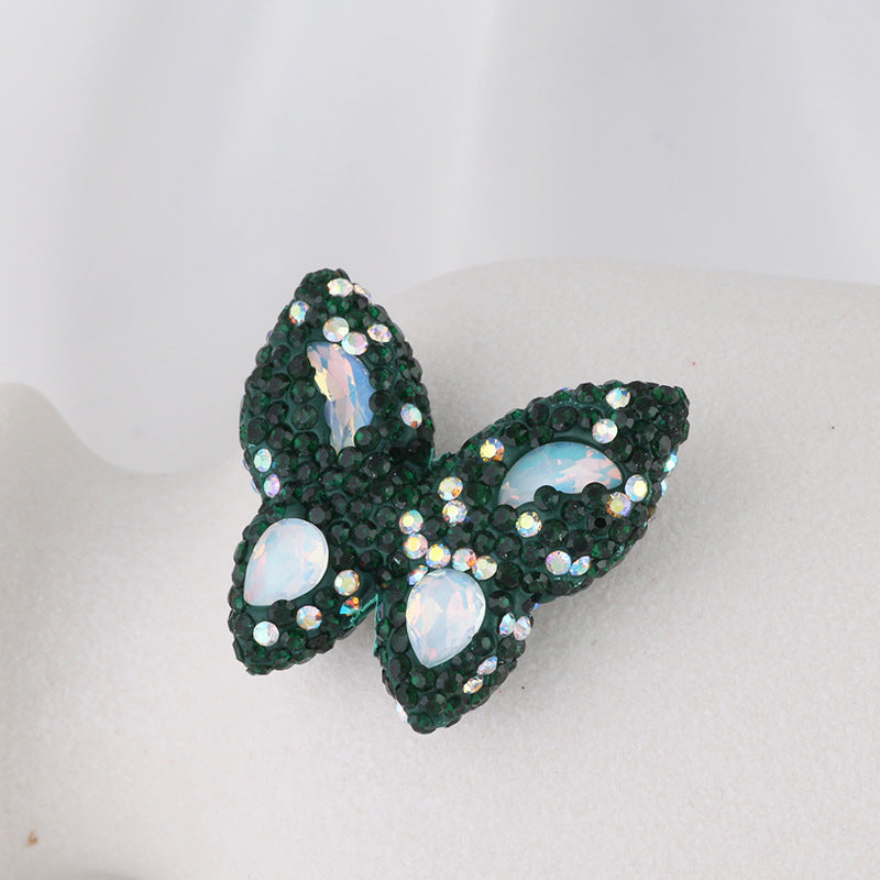 Wholesale DIY Colorful Butterfly Soft Clay Diamond Balls