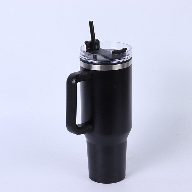 Wholesale 304 stainless steel 40oz ice cup double layer vacuum spray car cup creative outdoor handle cup