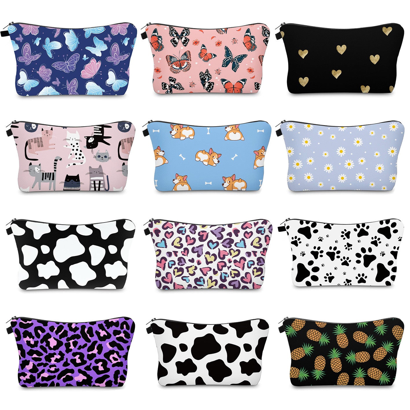 Wholesale New Printed Cosmetic Cosmetics Bag