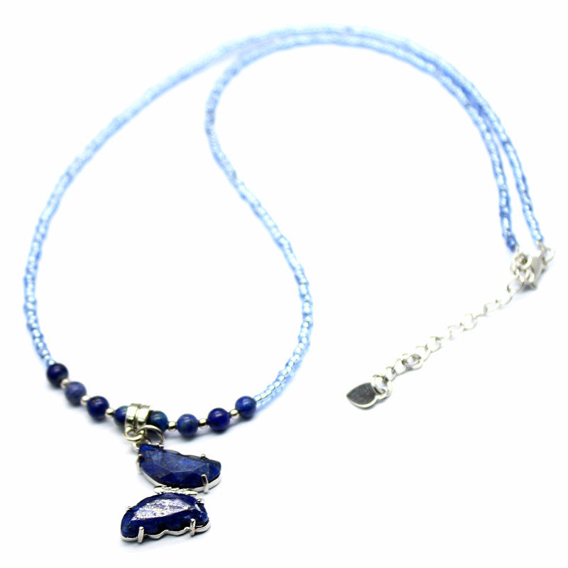 Wholesale Amethyst Butterfly Necklace