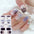 CWholesale 5D Imitation Diamond Nail Sticker Baking Free Gel Christmas Snowflake Elk Nail Sticker DIY Nail Stickers