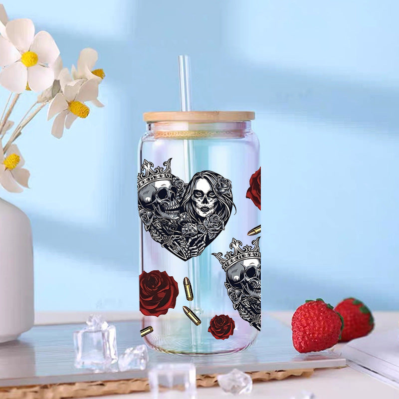 Wholesale UV Transfer Paste Glass Crystal Label Crystal Paste 16OZ UV DTF WRAPS