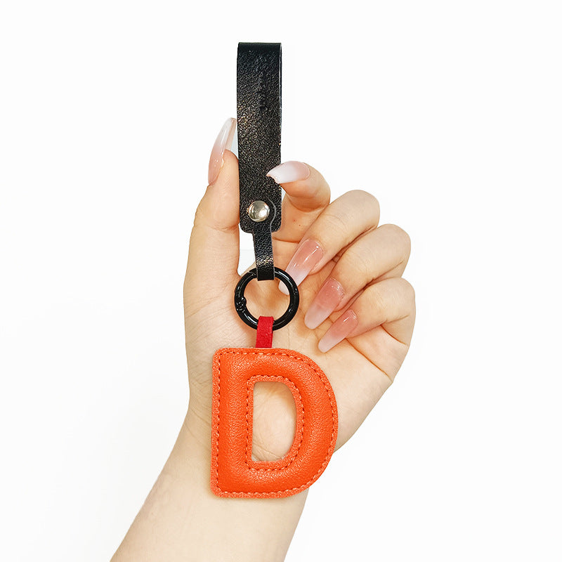 Wholesale Leather Keychains With English Letters