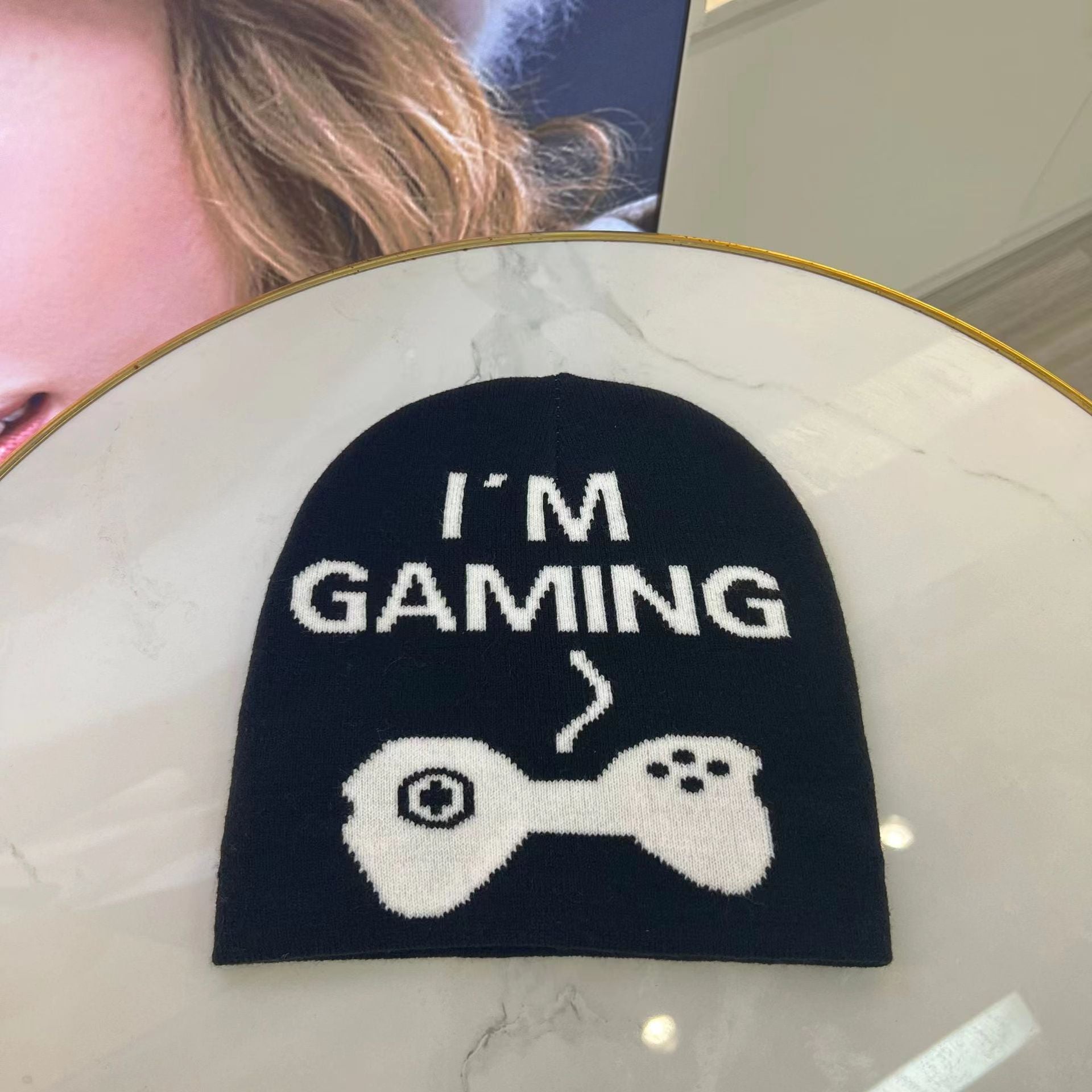 Wholesale New Autumn and Winter Letter Embroidery Vintage Acrylic Woolen Beanie