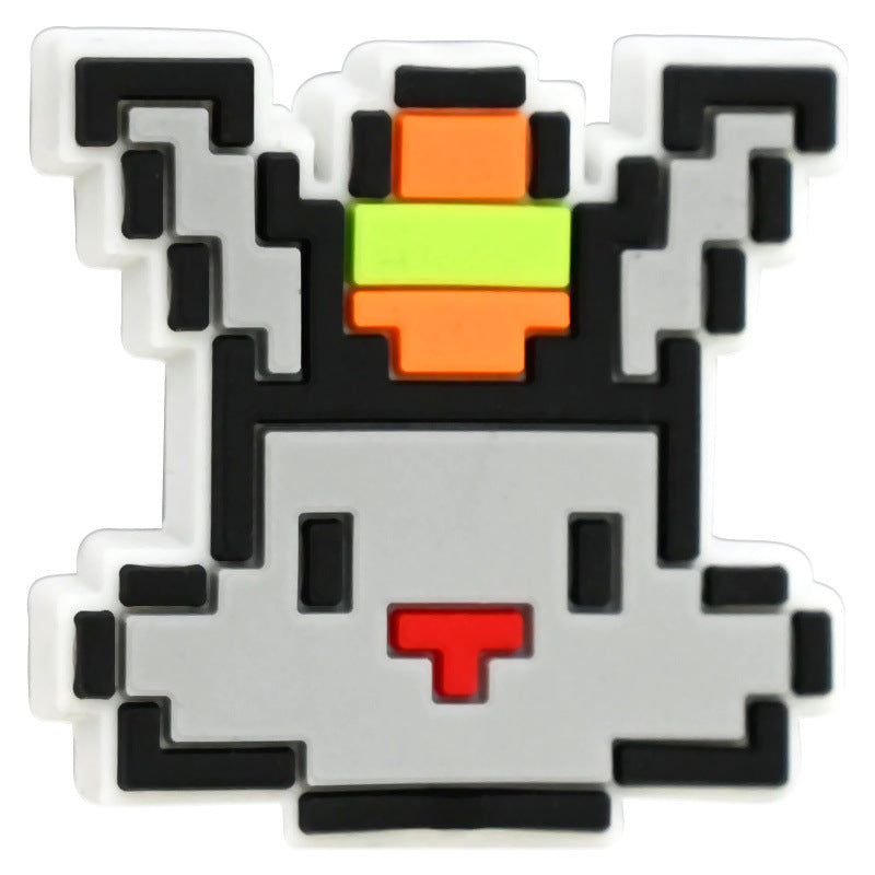 Wholesale Random 100pcs Easter Series DIY Funny Egg Funny Rabbit  Focal Beads