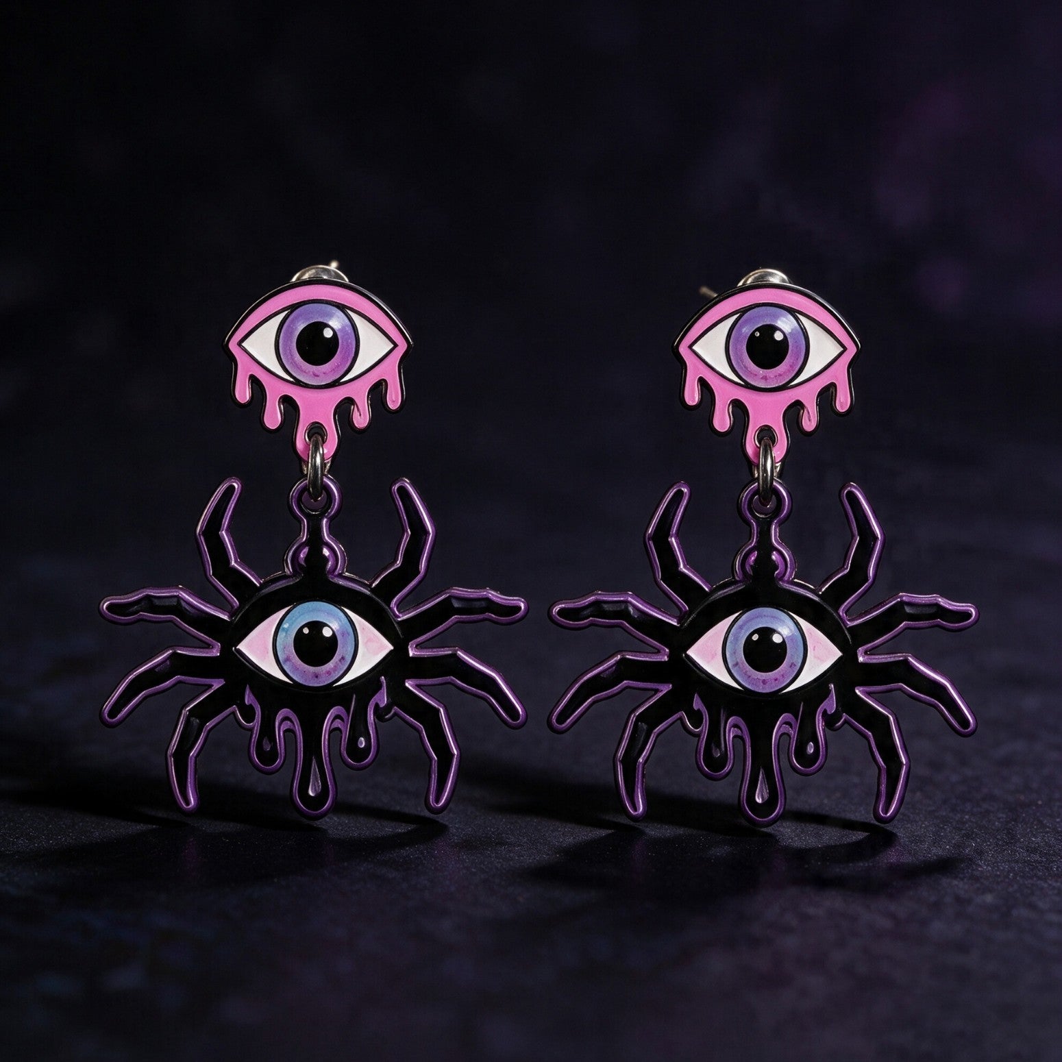Wholesale Gothic Acrylic  Earrings Creative  Jewelry Accessory For Party