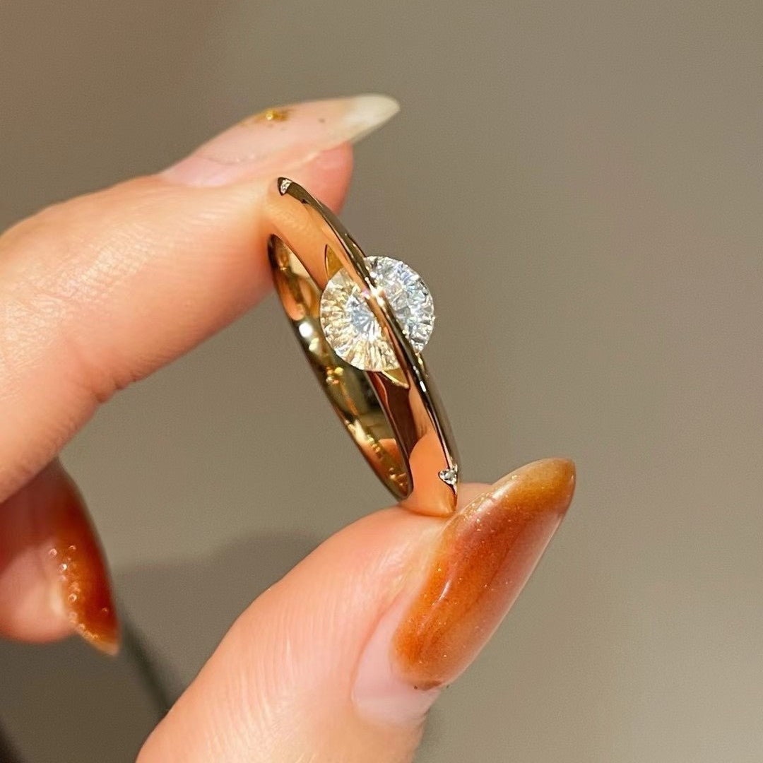 Wholesale Smart Surrounding Planet Trajectory Luxury Ring