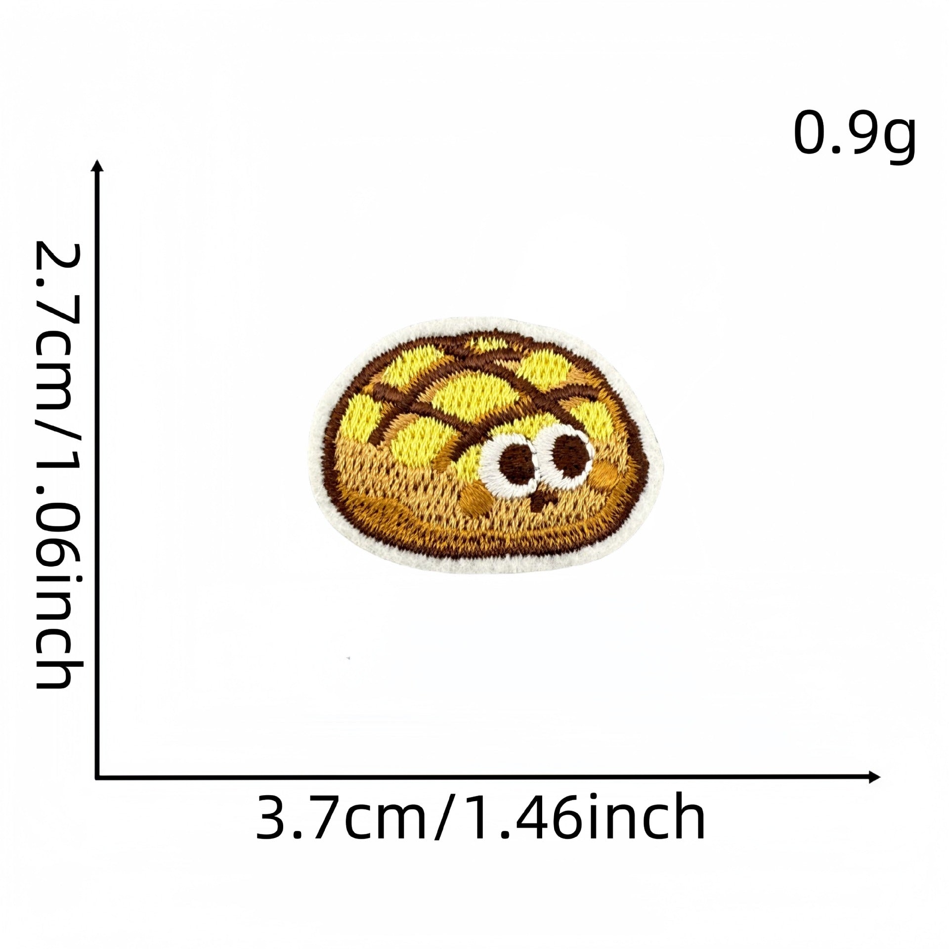 Wholesale Fashion Cartoon Food Embroidered Cloth Patches Cute Milk Tea Bread Design Sew On Decorative Clothing Accessory