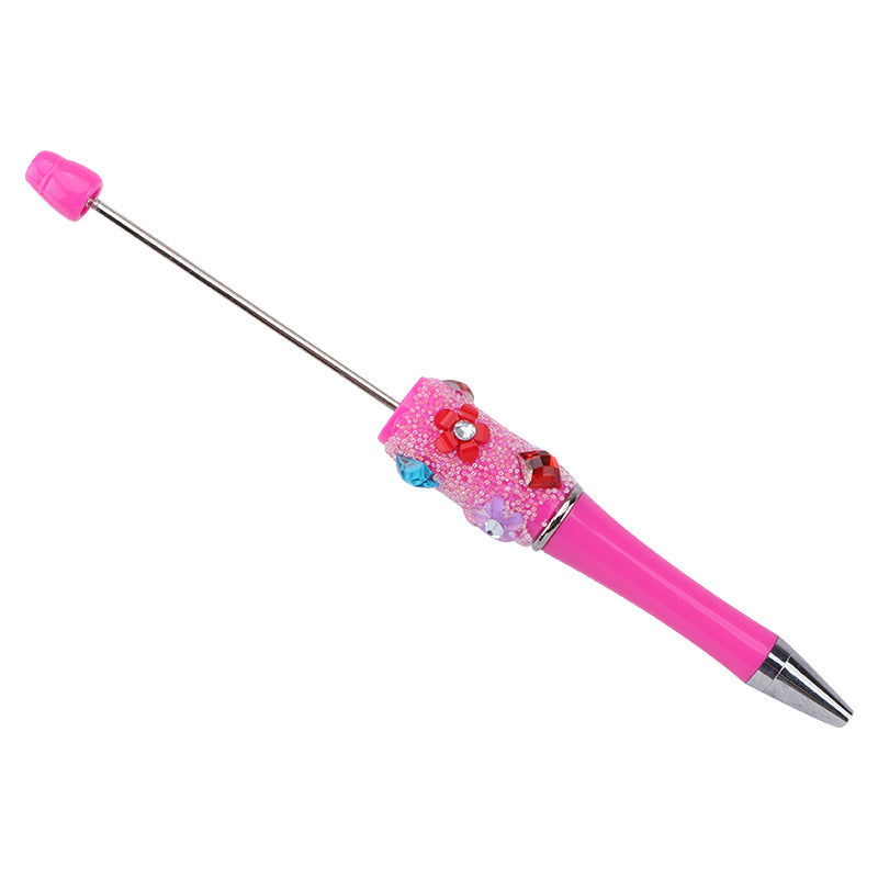 Wholesale New DIY Baby's Breath Flower Sugar Beaded Ballpoint Pen