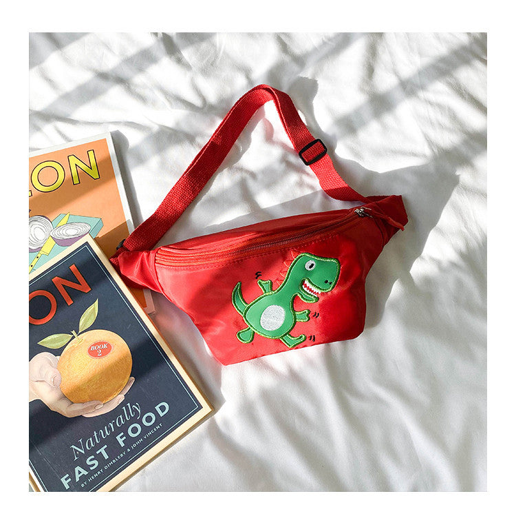 Wholesale Nylon Cute Dinosaur Kids Messenger Bag