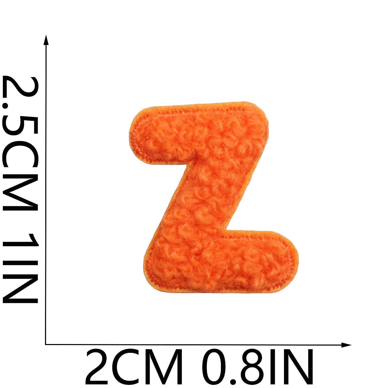 Wholesale Trendy Chenille Embroidered Alphabet Number Patches Iron On DIY Decorative Accessory For Clothing Bags Boutique Resale