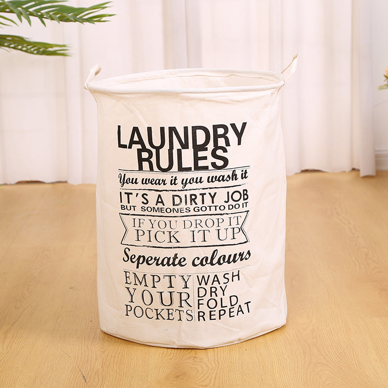 Wholesale Canvas Foldable Drum Dirty Clothes Basket