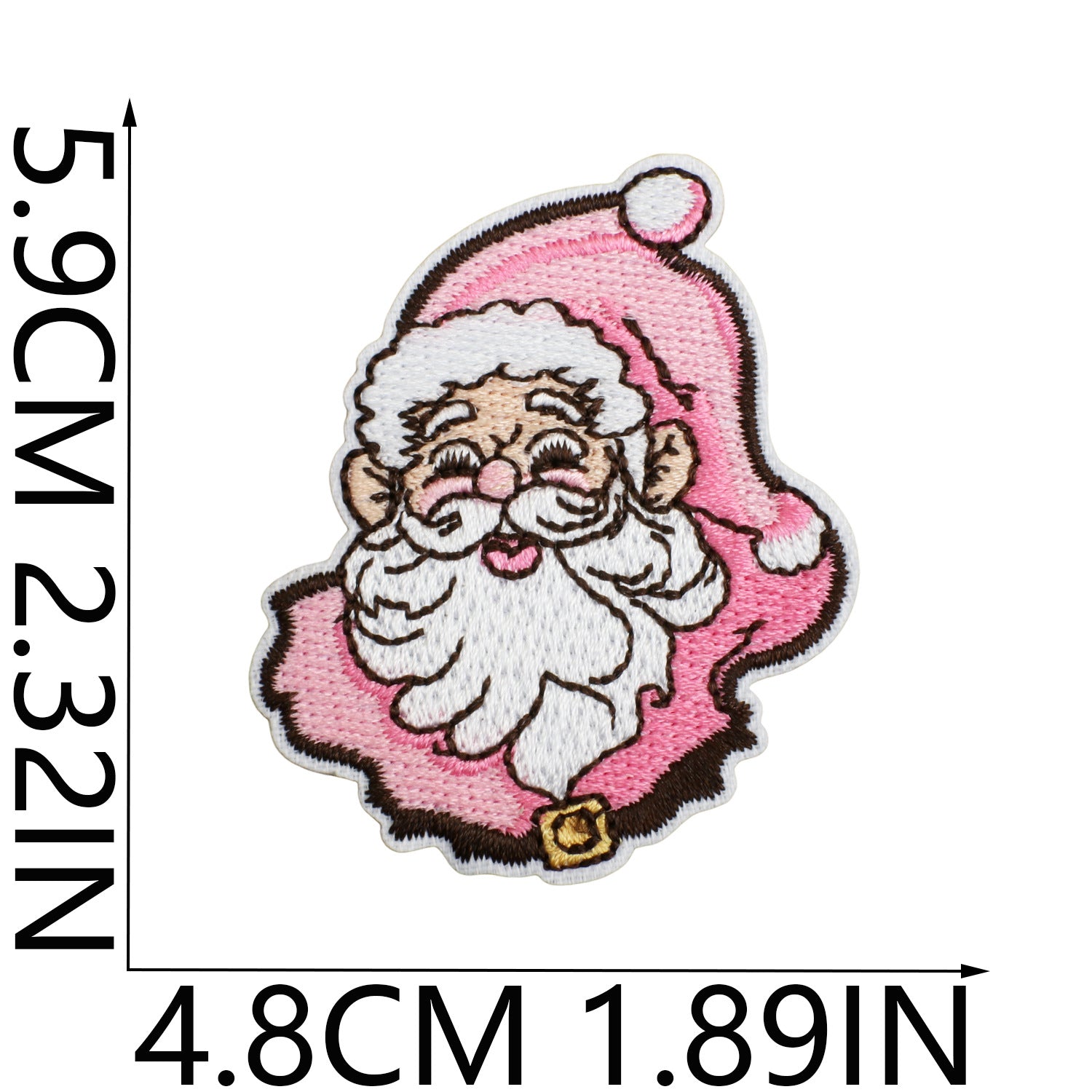 Wholesale Polyester Iron On Christmas Embroidered Patches Bells Stars Cartoon Design For Clothing DIY