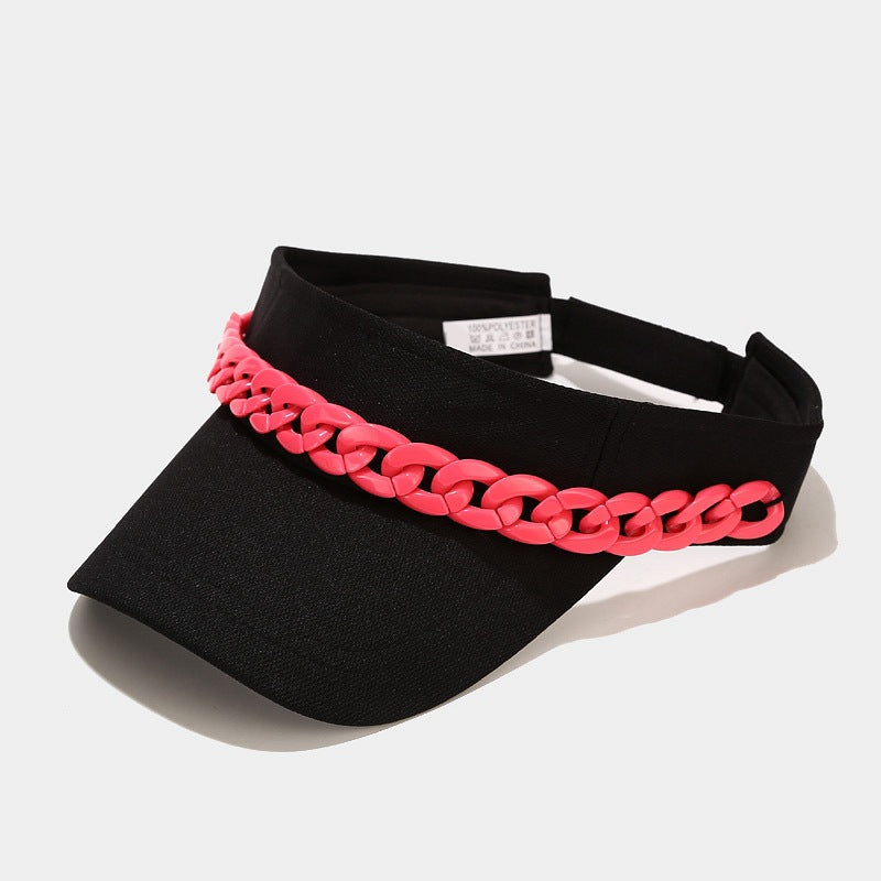 Wholesale Polyester Acrylic Chain Empty Top Hat