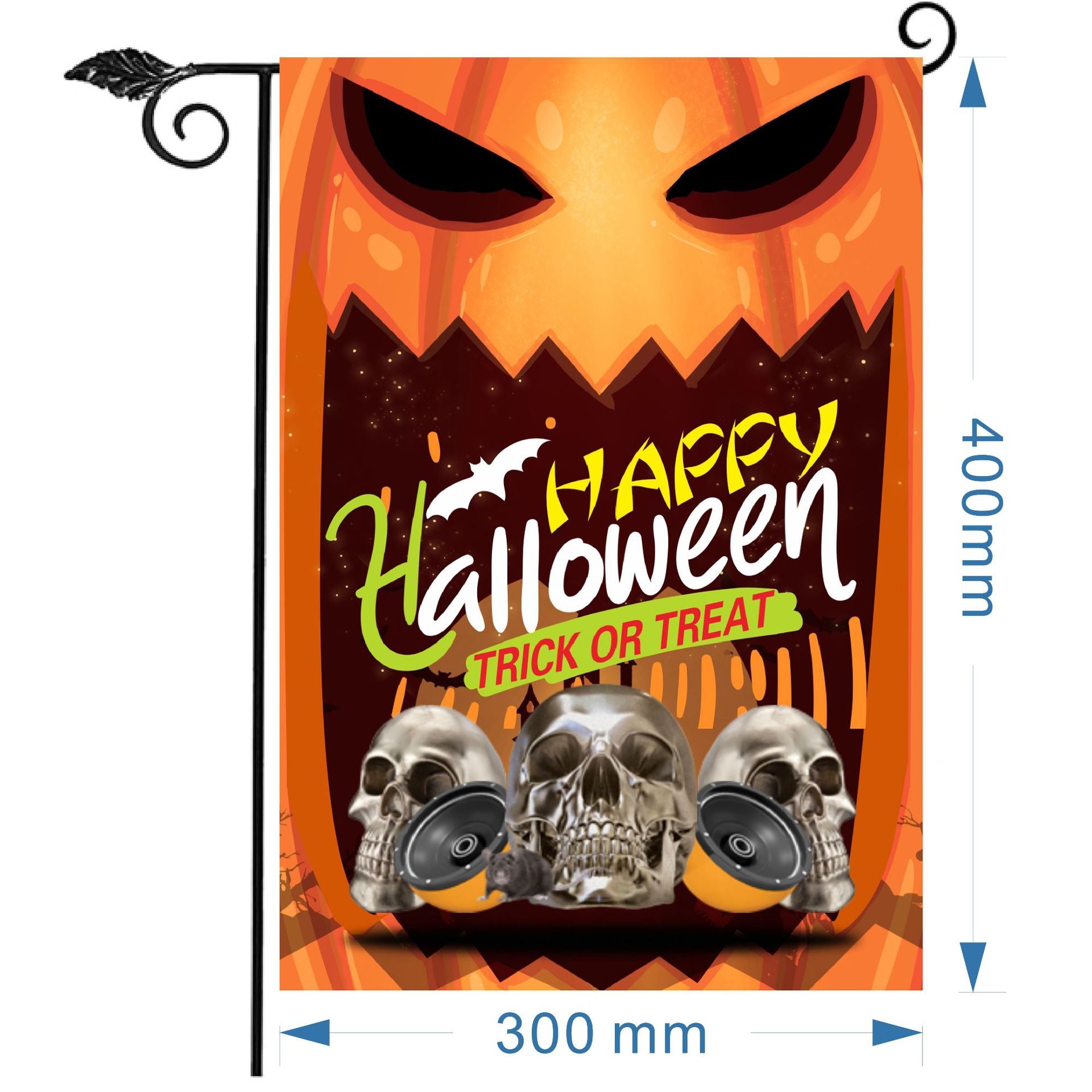 Wholesale Christmas garden flag linen print outdoor small flag yard decoration flag