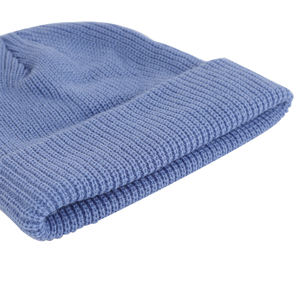 Wholesale Round Top Solid Color Knitted Melon Pea Hat