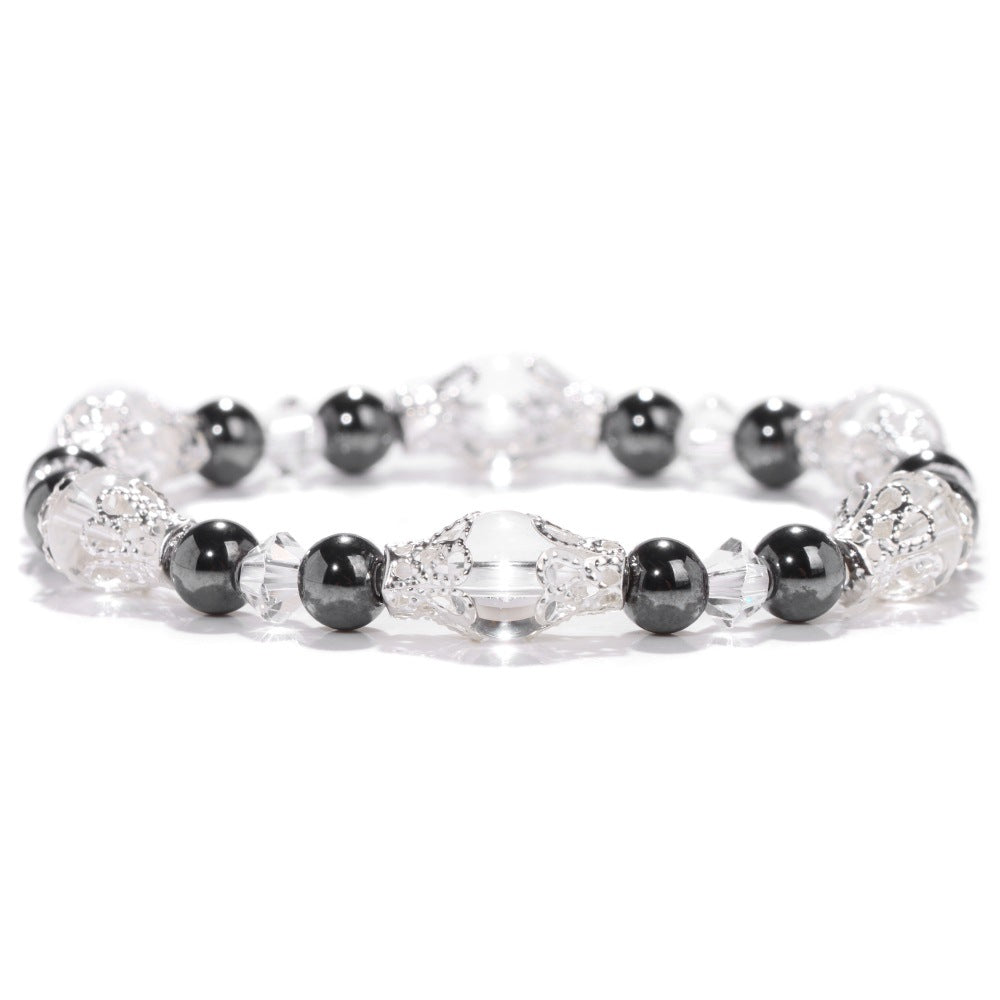 Wholesale Agate Crystal Elastic Cord Bracelet