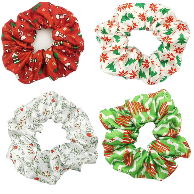 Wholesale Christmas Fabric Sausage Rings