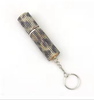 Wholesale Rhinestone Perfume Sub Bottled Metal Key Chain