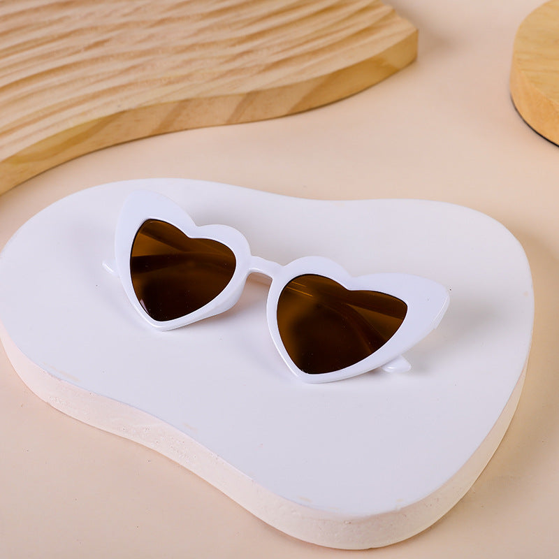 Wholesale PC Children's Peach Heart UV Protection Sunglasses