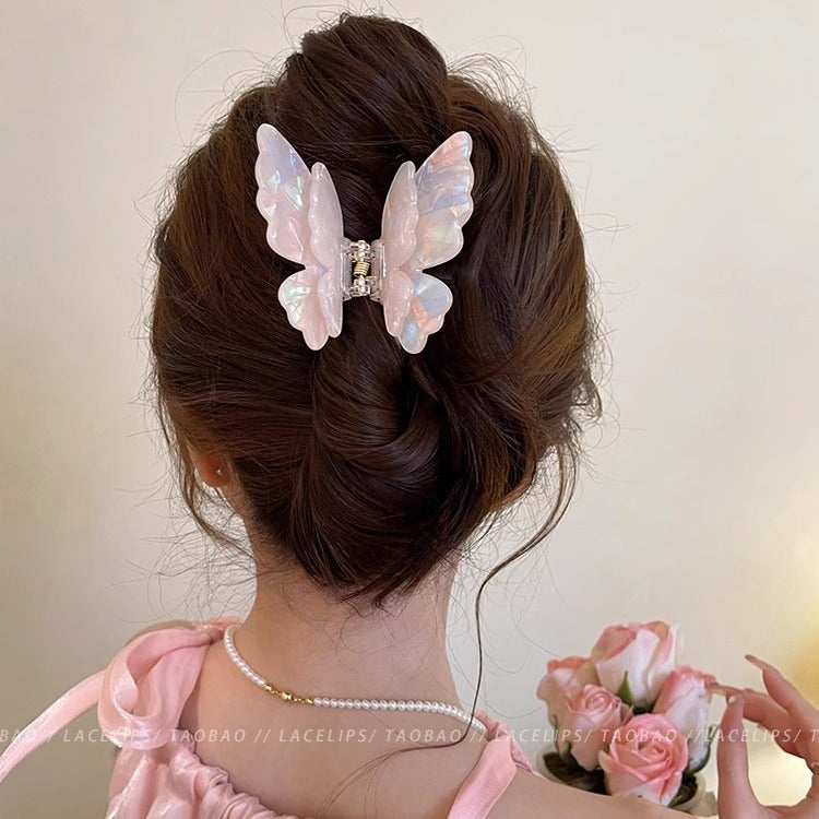 Wholesale Butterfly Acetate Streamer Shark Clip