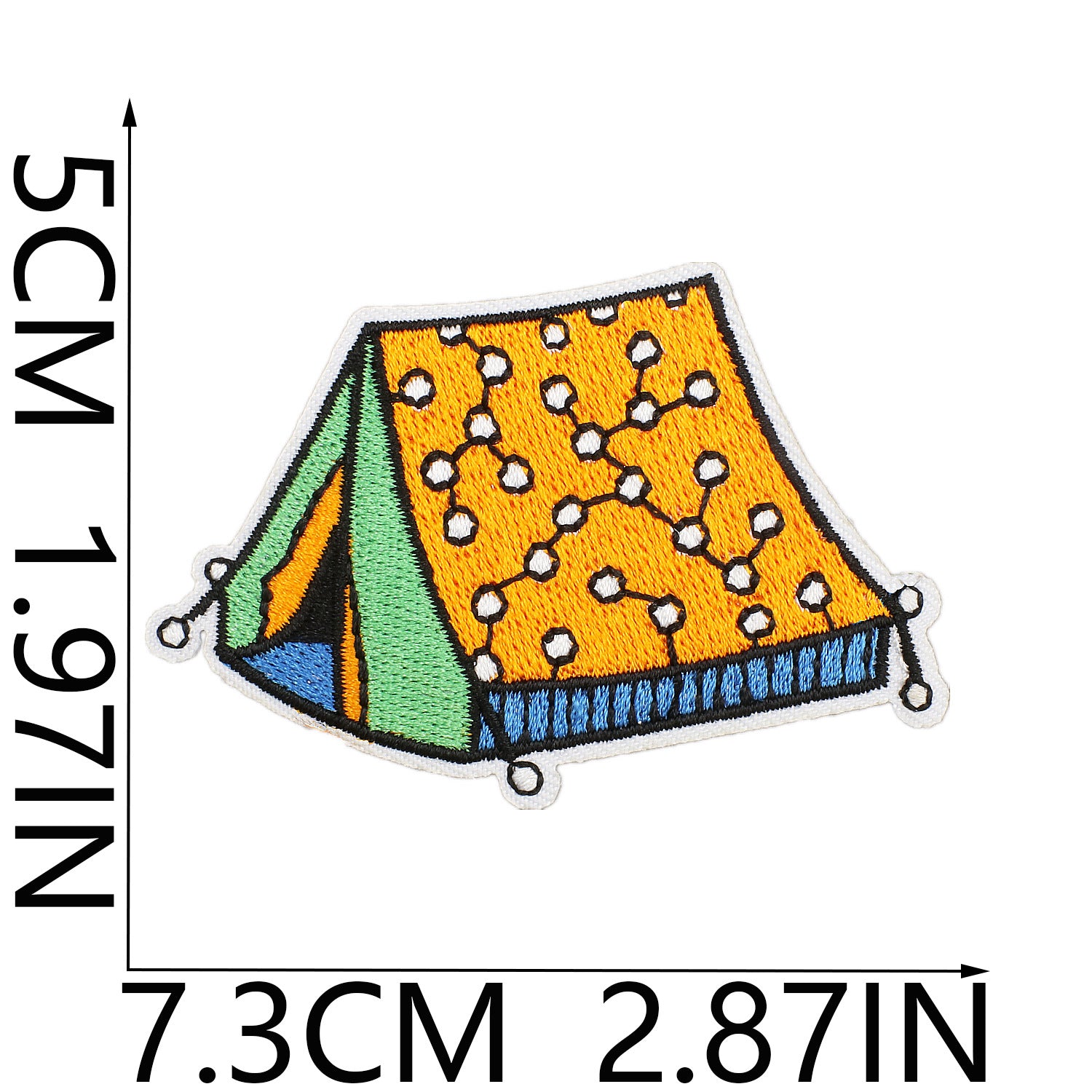 Wholesale Camper Car Embroidery Cloth Stickers