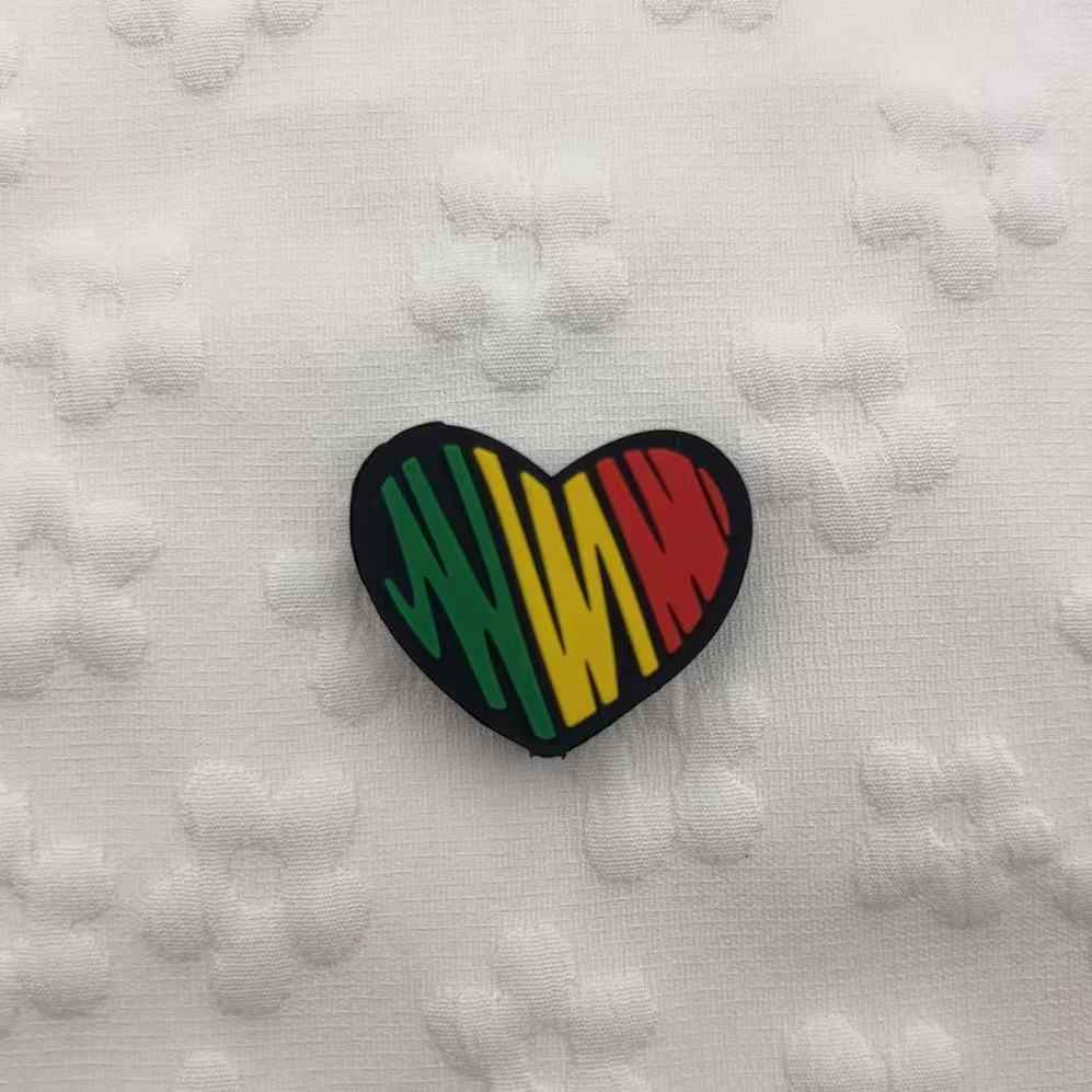 Wholesale 100pcs silicone beads black series silicone beads  Focal Beads