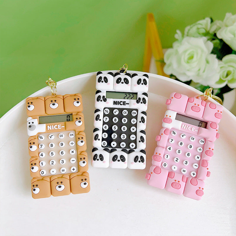 Wholesale Plastic Cartoon Animal Multifunction Calculator