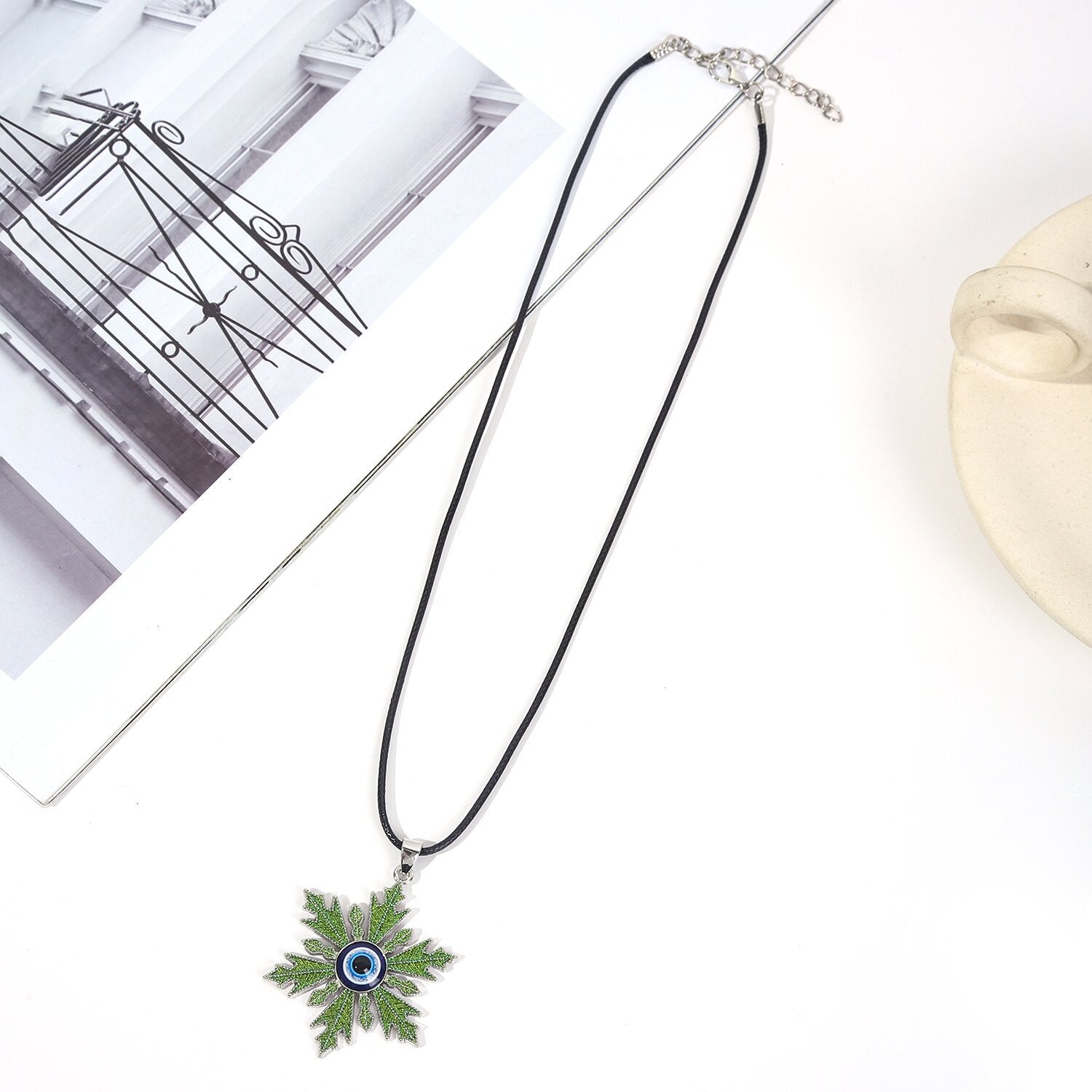 Wholesale Alloy Devil Eye Necklace