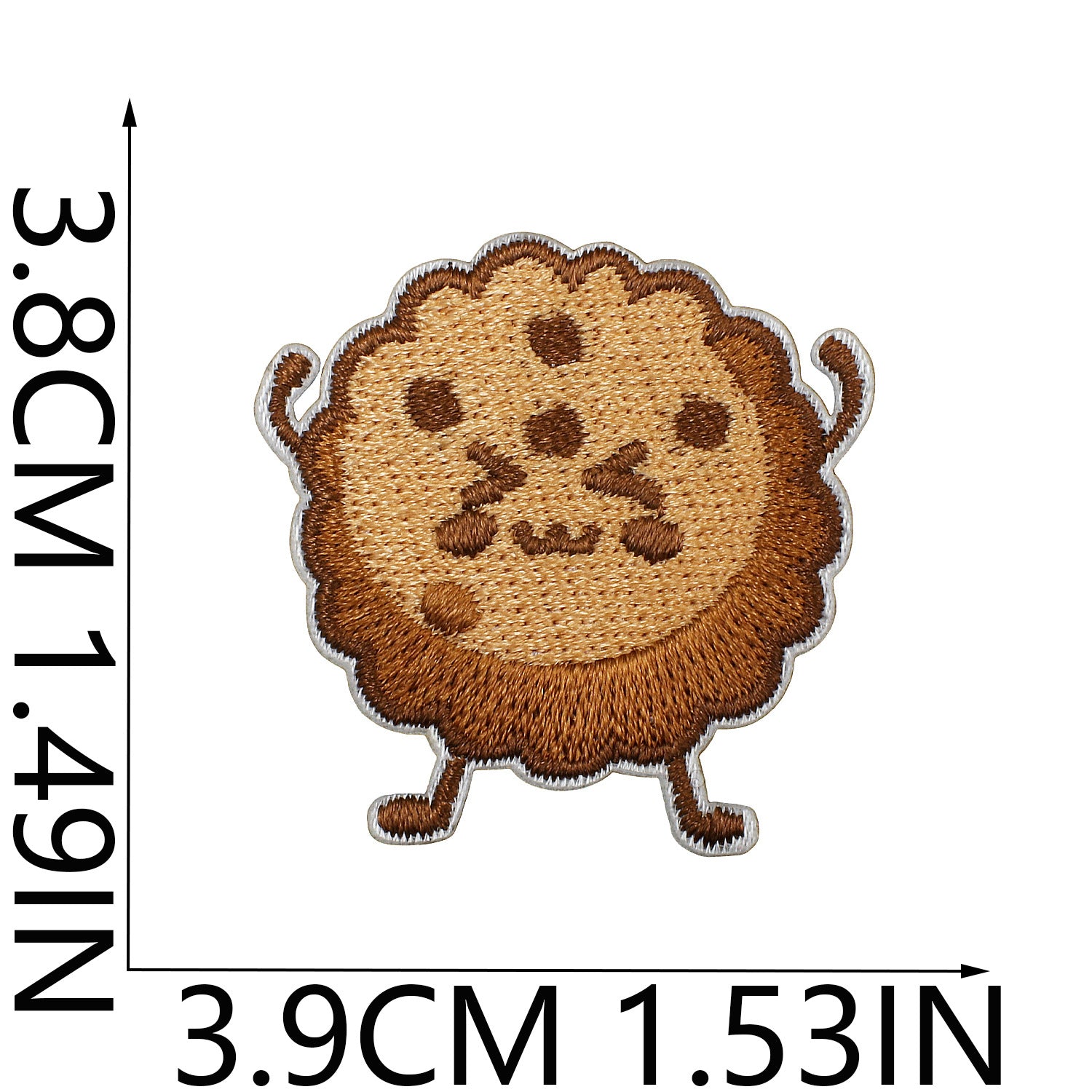 Wholesale Cartoon Matcha Croissant Embroidery Patch For Clothing Hats DIY Craft Decorative Accent
