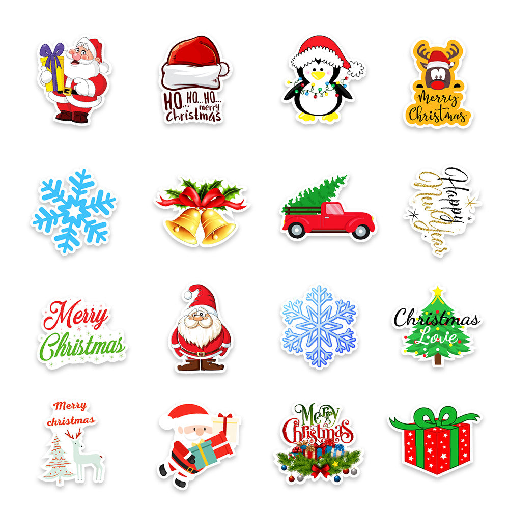 Wholesale 50Pcs  Christmas graffiti stickers