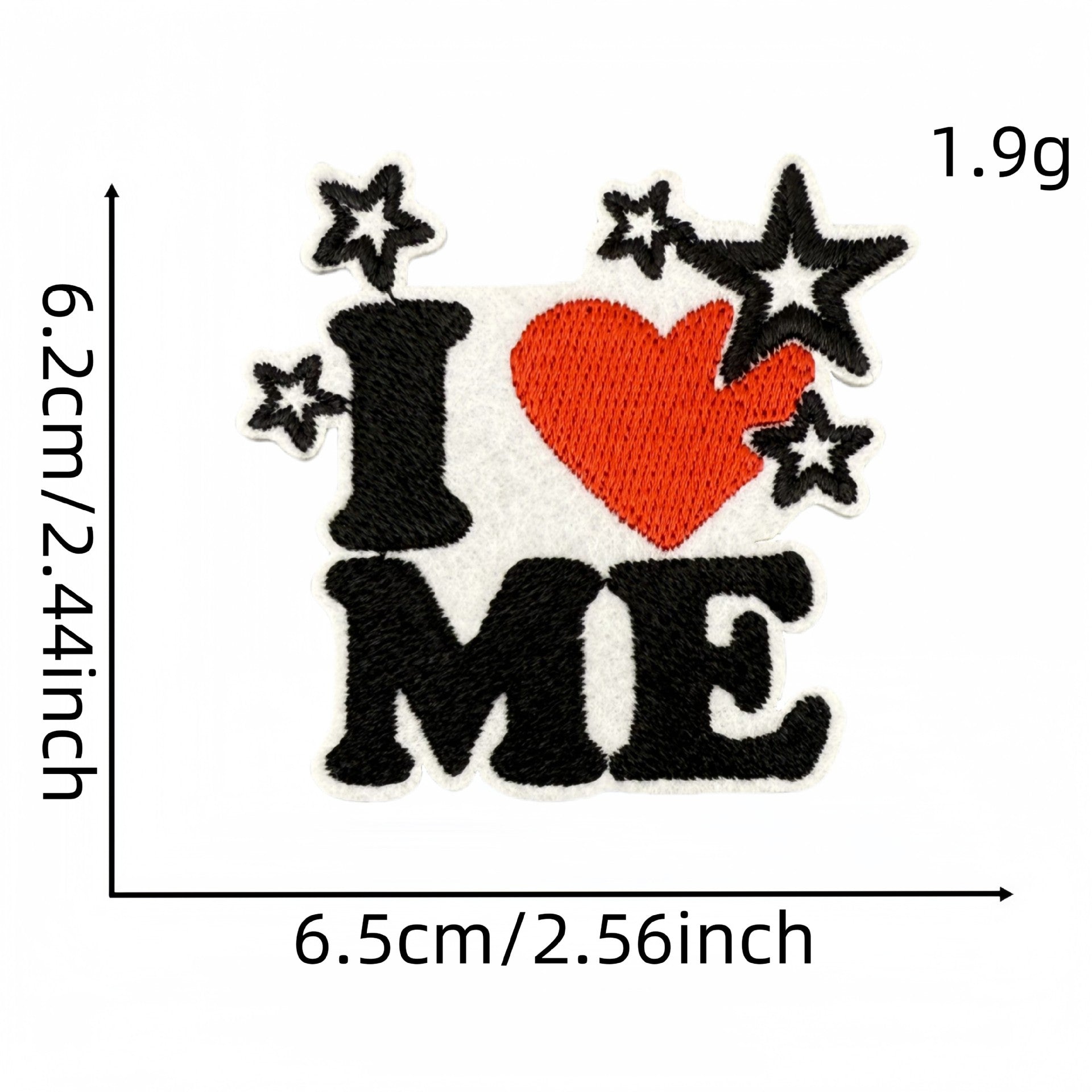 Wholesale Embroidered Patch Cartoon Y2K Sunglasses Design Fabric Applique For Clothing Decoration Casual Fashion Accessory