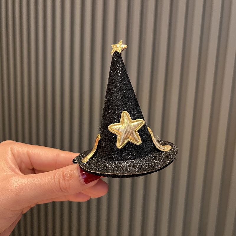 Wholesale Halloween Witch Ghost Hat Headdress Hair Accessories OLY-HC-XiaoShu008