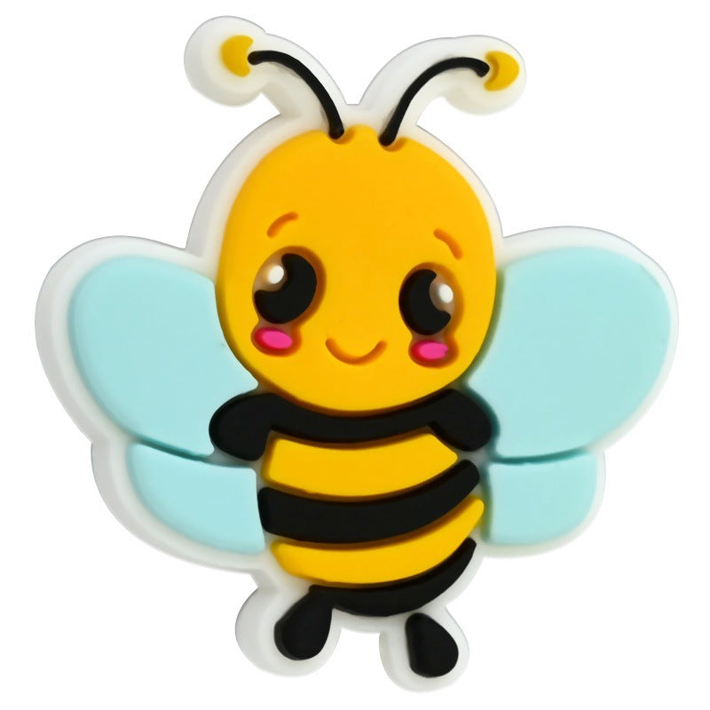 Wholesale   Random 100pcs/pack Cute bee ballpoint pen beads