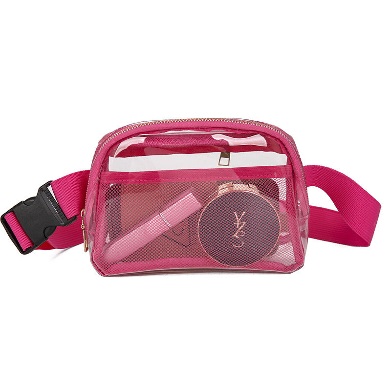 Wholesale Transparent Small Shoulder Chest Bag Crossbody Bag