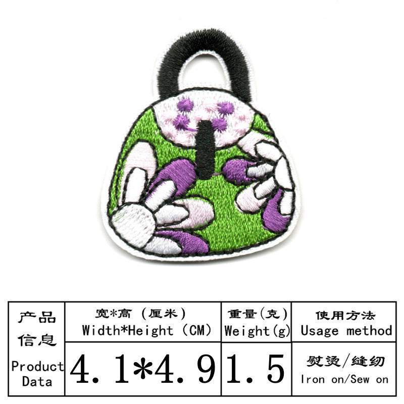 Wholesale Cartoon flower fruit smiley face animal embroidery DIY Patches