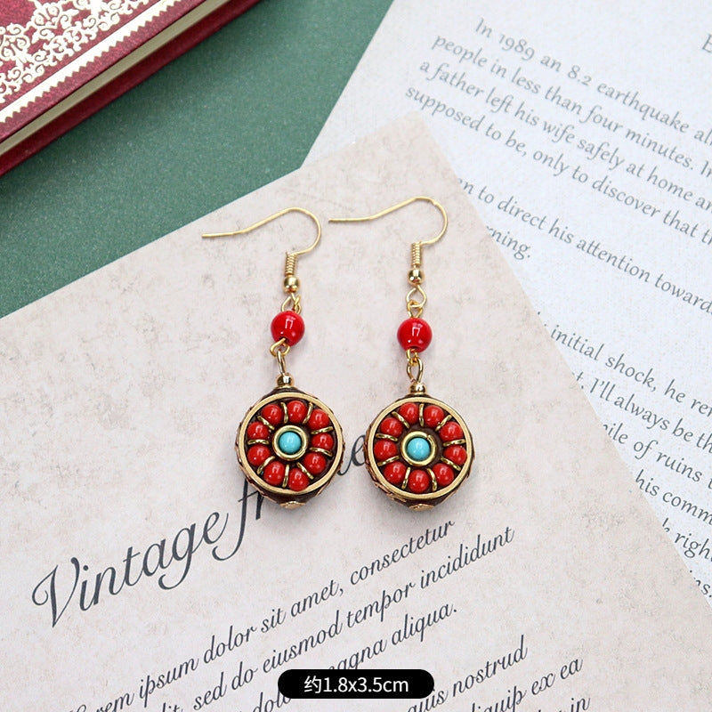 Wholesale Exotic Vintage Alloy Earrings