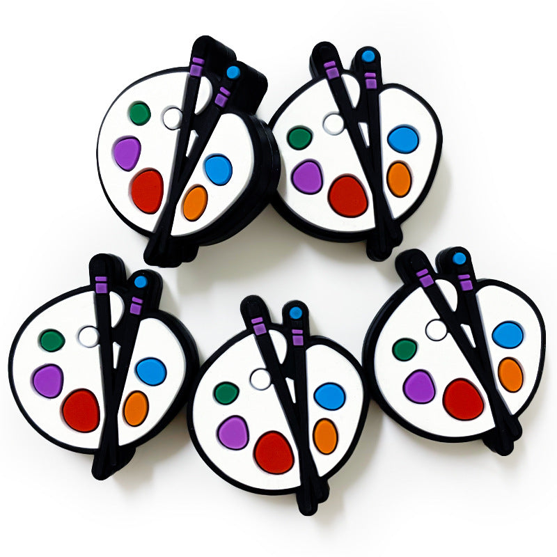 Wholesale 10PCS/PACK Drawing Board Silicone Beads